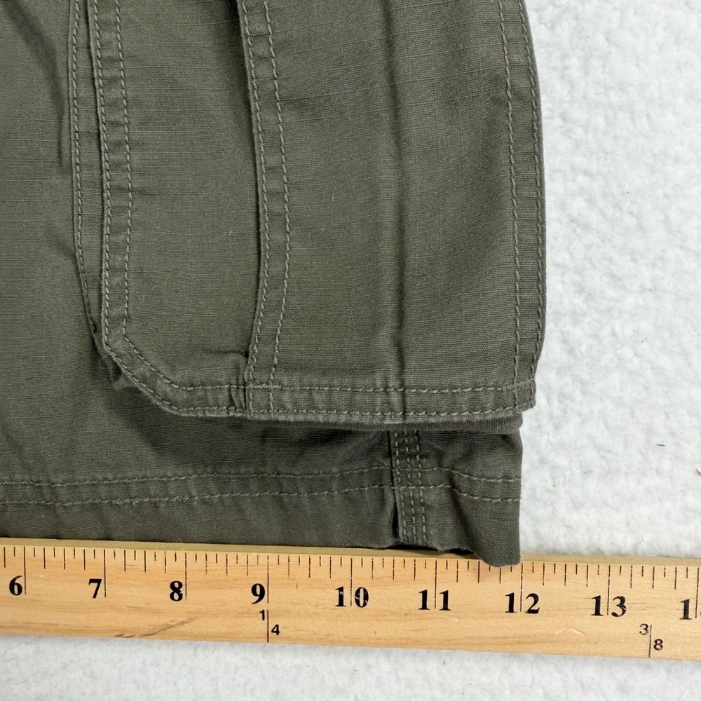 The North Face Cargo Shorts Mens 40 Olive Green Ripstop Hiking Outdoor‎ Utility
